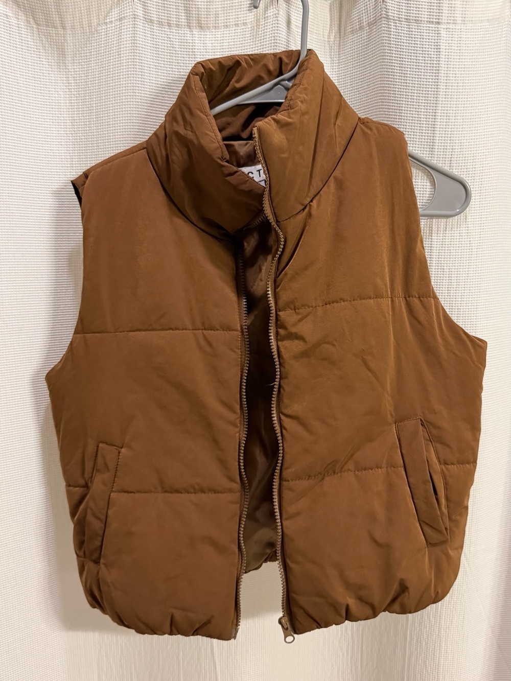 Brown Puffer Vest